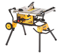 DEWALT 10-inch Portable Table Saw with Rolling Stand