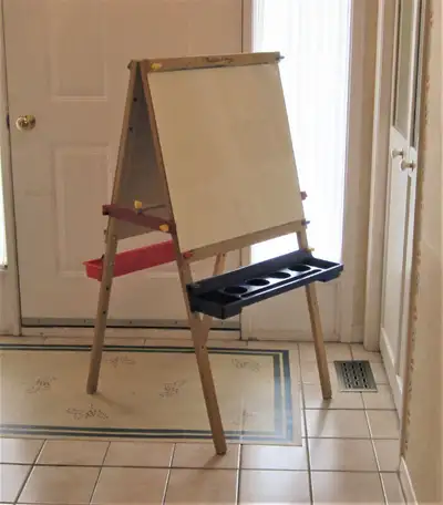 Melissa & Doug Double Sided Blackboard Whiteboard Painting Easel, View more
