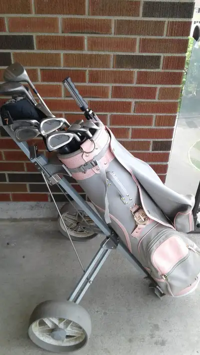 Complete Women's Golf Club Set w/ Bag Cart, View more