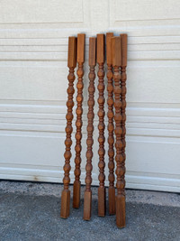 “Tall, Vintage, Wooden Spindles” $8 each. Located near Berwick, 