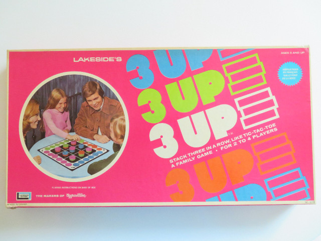 3UP, Jeu de stratégie rare, 1972 dans Jouets et jeux  à Ville de Québec