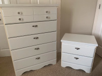 Tall dresser and matching nightstand