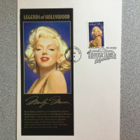 Marilyn Monroe STAMP First Day Of Issue 1995 Universal Studios