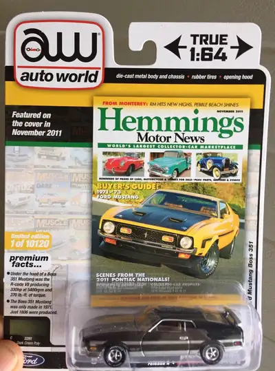 Pair (2) of 1971 Ford Mustang Boss 351 LE Diecast 1/64, View more