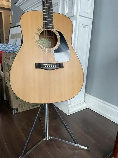 Yamaha Eterna EF-35 acoustic guitar with stand $180 firm, View more