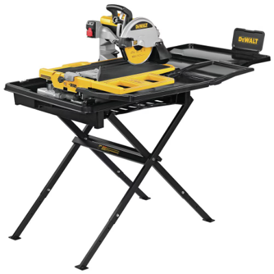 BRAND NEW BOXED DEWALT10” High Capacity Wet Tile Saw With Stand, View more