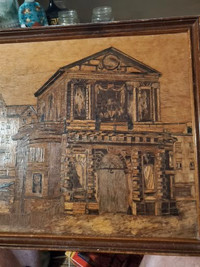 RARE MARQUETRY DELFSCHE POORT SIGNED