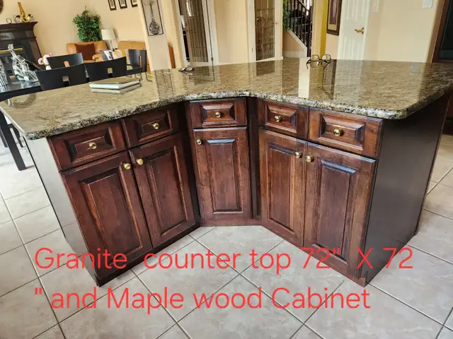Maple wood Kitchen Cabinet and Granite countertop for sale63735876048899121