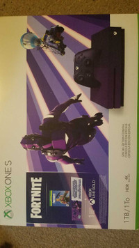 XBOX ONE S Purple Fortnite Edition CIB-$350