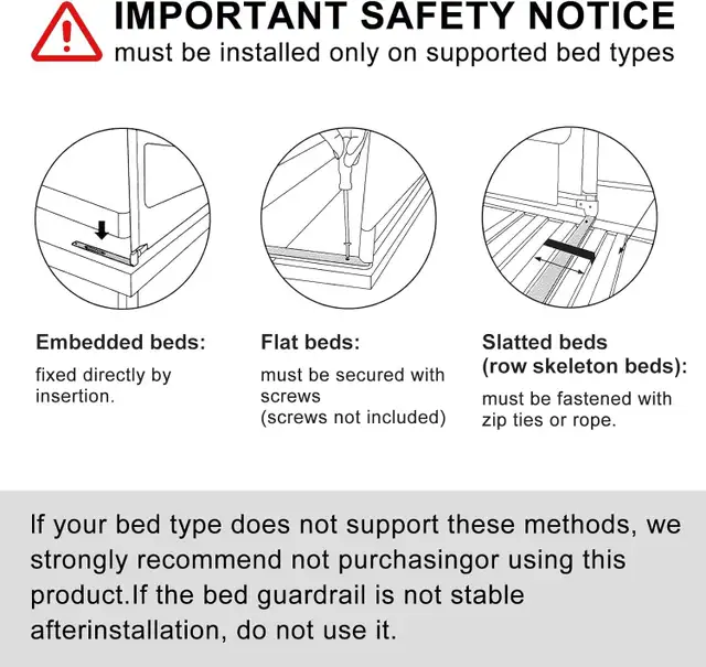 King, Queen, Full, Twin Toddler Bed Rails in Beds & Mattresses in Truro - Image 8