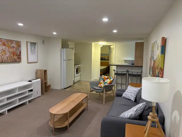 1 bedroom apt. - all inclusive- across from beach and trails