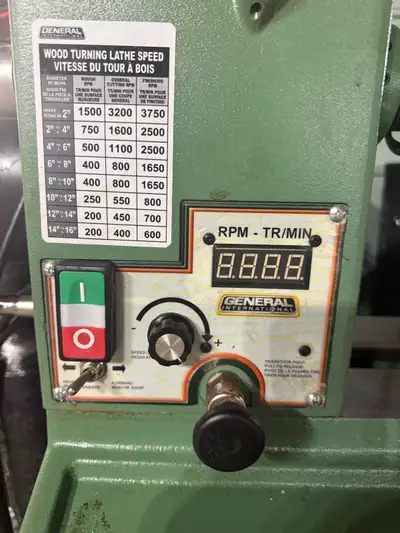 16x43 wood lathe , View more