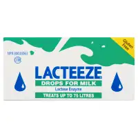 LACTEEZE — Lactase enzymes lactase