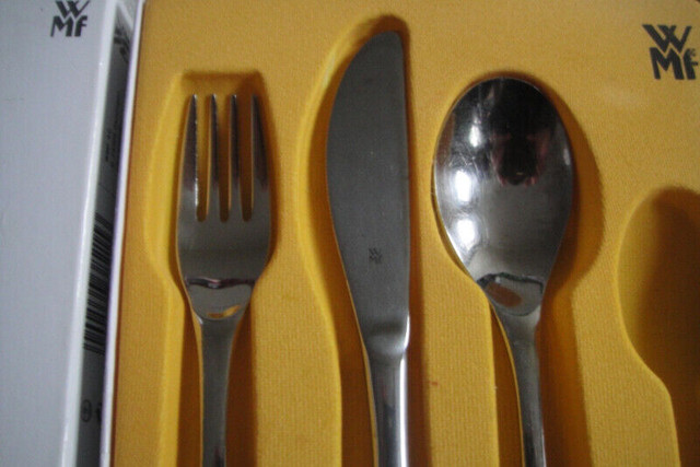WMF children Cutlery set 3-pieces Zwerge stainless steel brushe in Kitchen & Dining Wares in Markham / York Region - Image 3