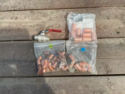Copper fittings and valve, View more
