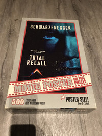 1990 Total Recall 500 piece puzzle complete set
