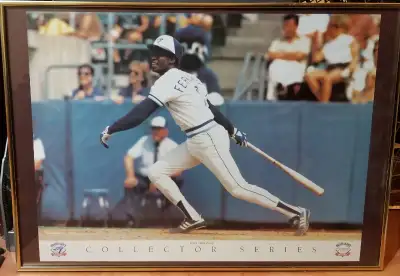 BLUE JAYS LEGEND TONY FERNANDEZ POSTER VICTORY PRODUCTIONS NUMBERED 27.5" X 19.5"