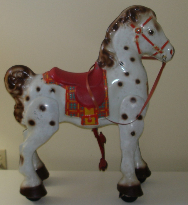 Vintage MOBO Bronco Ride on Horse Pressed Steel in Arts & Collectibles in Ottawa - Image 2