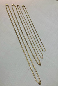 BRAND NEW!!!! Italian 10K Yellow Gold Curb Chains