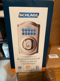 New in Box Schlage Camelot Electronic Deadbolt Keyless Entry