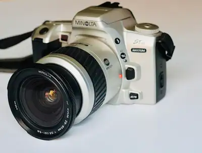 MINOLTA Maxxum StSi 35MM SLR Film Camera, View more
