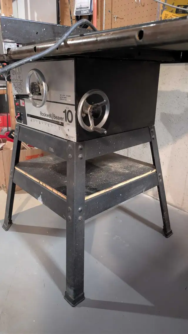 Rockwell Beaver 10in Table Saw in Power Tools in London - Image 9