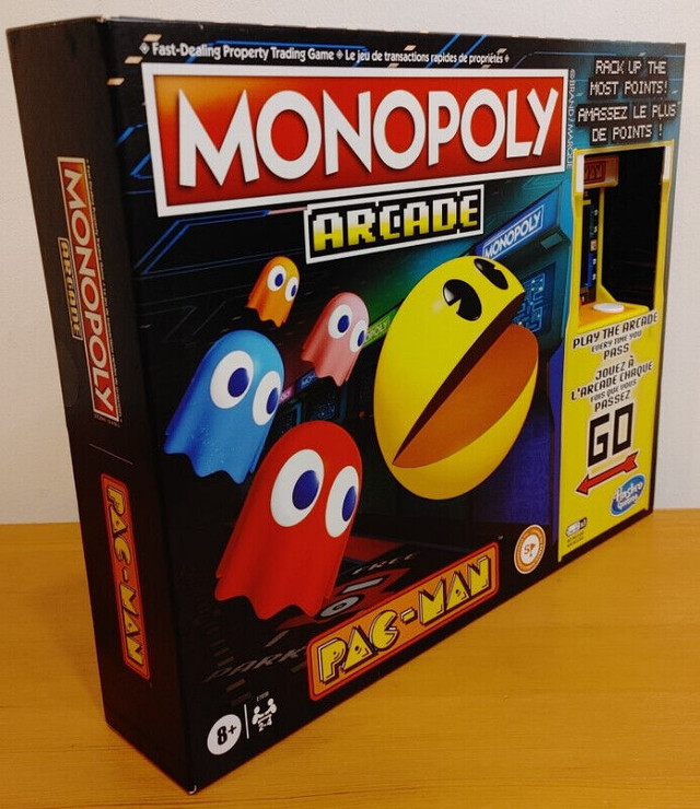 Pac-Man Arcade Monopoly Boardgame in Toys & Games in Markham / York Region - Image 2