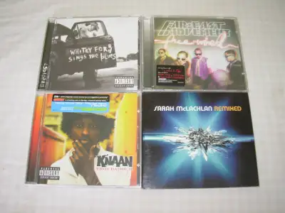 Lot Of (4) Rap, Hip Hop, Pop Rap, Techno, Electro Music - CDs, View more