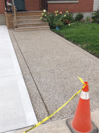 Concrete Driveway , Patio , Sidewalk.Concrete Slab  