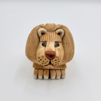 Vintage Artesania Rinconada Lion Cub Figurine Signed Read