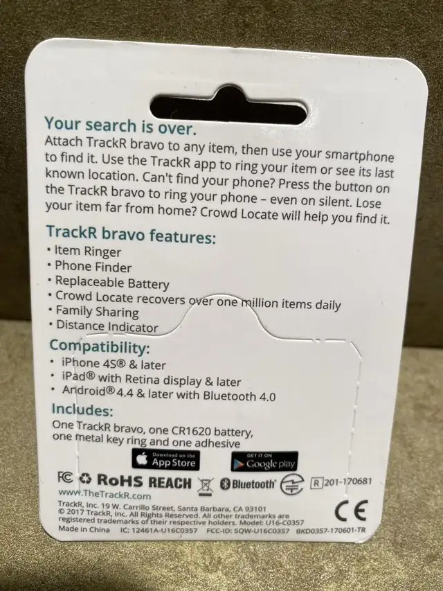 TrackR Bravo Device Tracker - 3 available561546450237532162