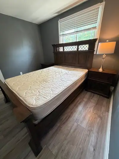 Queen Bed Frame and Nightstands, View more