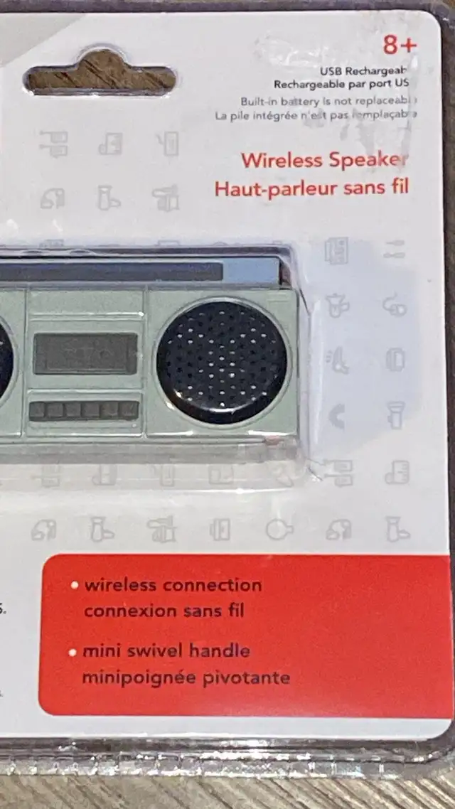  World’s smallest boombox Bluetooth speaker62863728130177122