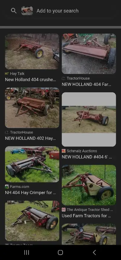 Hello there Hay people! I'm in search of a new holland 404 Crusher.. Closer to southern alberta the...