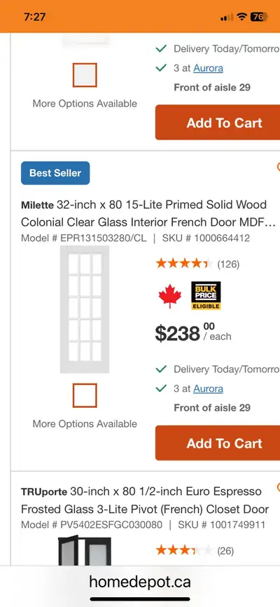 FRENCH DOOR - SINGLE, View more