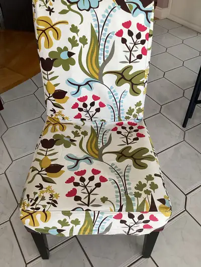 Two patterns of Ikea chair covers, View more