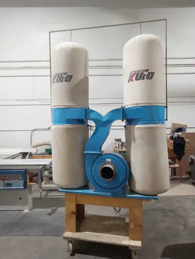Kudo UFO -102B 3 HP 2750 cfm 3ph 208-230/460 volt Machine works as it should. No vibrations. Impelle...