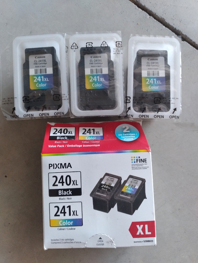 Canon ink cartridges 40,41,51,240,241 in Printers, Scanners & Fax in Windsor Region