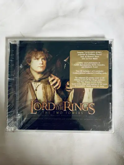 Relive the epic saga with The Lord of the Rings: The Two Towers original motion picture soundtrack C...