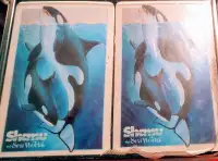 Shamu Sea World Playing Cards Double Deck Collectible Set