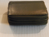 Ladies Full Leather Card Holders/Wallet Organizer, Brown