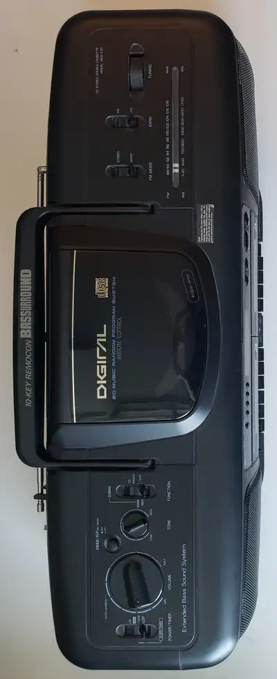 Sanyo MCD-Z30 Portable Stereo Boombox CD Cassette, View more