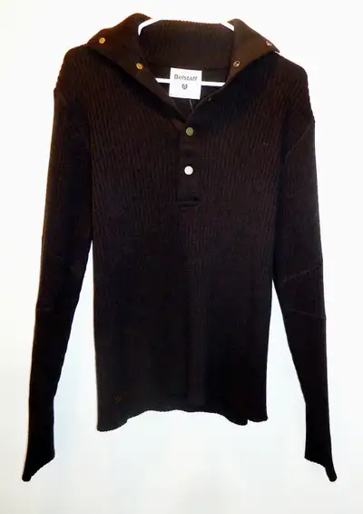 Belstaff Brown Wool Button up Sweater Size M Mint, View more