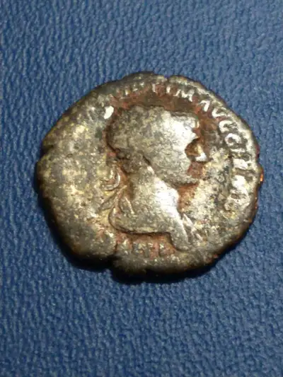 Nice 114-117 AD Emperor Trajan Roman Empire silver denarius coin, View more