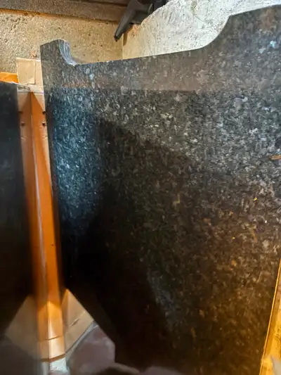3 pieces of 1” thick granite countertop, View more