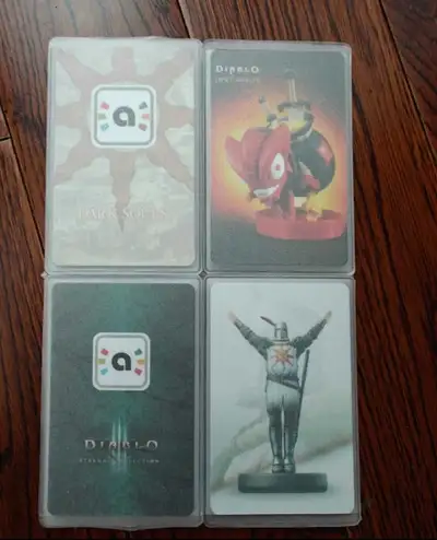 Dark souls, Diablo 3 Amiibo cards for Nintendo switch (new), View more