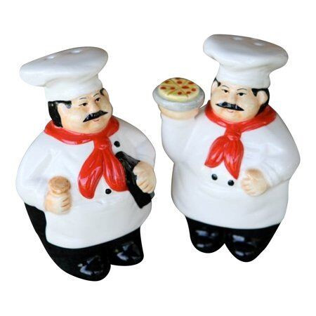 Gourmet Master Italian Chef Salt and Pepper Shakers in Kitchen & Dining Wares in Dartmouth