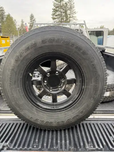 Toyo WLT1 Light Truck Winter Tires LT265/75R16 10ply Winter Studless Tires FN Wheels VERGE Rims 16x8...