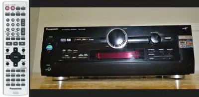 $125/Panasonic Class H+ 600 Watt Surround Sound Receiver/Remote, View more