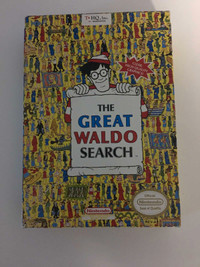 Vintage "Where's Waldo" NES Game